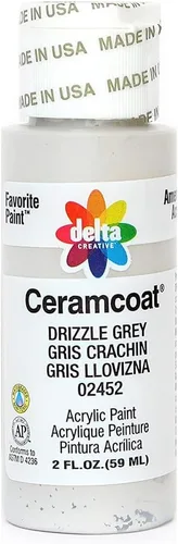 Miniatura 122 de Delta Creative Ceramcoat - Pintura acrílica en varios colores (2 onzas), 2436, carbón