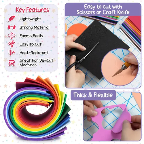 Miniatura 5 de Hygloss Productos Hojas de espuma artesanal, surtido