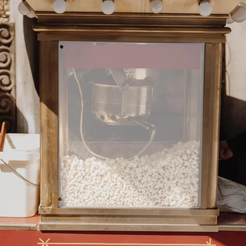 Miniatura 6 de Panel de puerta de repuesto para máquina de palomitas de maíz, deflector de PVC grueso para fabricantes de palomitas comerciales, fácil instalación