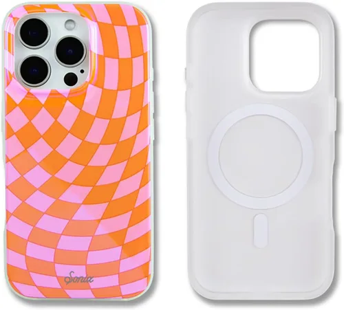 Miniatura 139 de Sonix x Sanrio - Funda para iPhone 15 Pro, compatible con MagSafe, probada en caídas de 10 pies, adivinador Kuromi