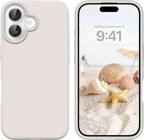Miniatura 243 de GUAGUA Funda compatible con iPhone 17 Pro Max de 6.9 pulgadas, silicona líquida, goma de gel suave, delgada, forro de microfibra delgada