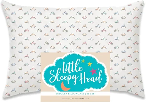 Miniatura 72 de Little Sleepy Head Funda de almohada para niños pequeños, 100% algodón y funda de almohada hipoalergénica para almohada de niños pequeños, funda