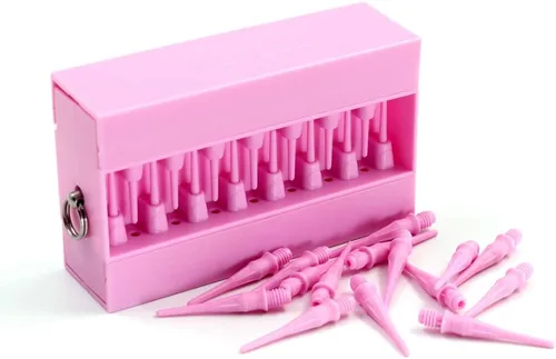 CUESOUL Punta de dardo suave TOUCH-Point con estuche de dardos TOUCH Herramienta para reemplazo de punta de dardos y quitar la punta de dardos Rosado