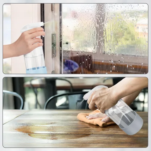 Miniatura 6 de Rionisor Botellas de Spray de Vidrio con Protección de Funda de Silicona, Recipientes Vacíos Recargables de 16 oz, Botellas de Spray Reutilizables