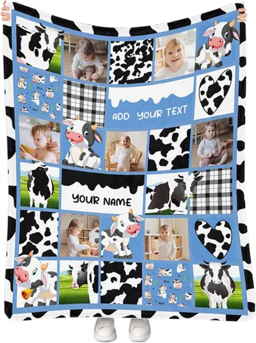 Miniatura 13 de Manta personalizada de sirena para niñas, manta de envoltura personalizada con nombre, manta de forro polar suave para niños recién nacidos, manta