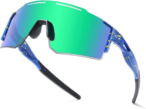 Gafas de sol deportivas polarizadas para hombres y mujeres, gafas de sol para correr, jóvenes, ciclismo, béisbol, protección UV400 C4