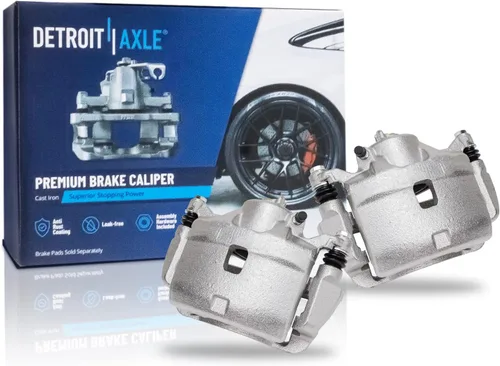 Miniatura 3 de Detroit Axle - 4 pinzas de freno para Honda Element 2003-2011 Pinzas de freno de disco con soportes 2004 2005 2006 2007 2008 2009 2010 reemplazo