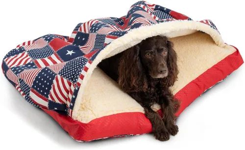 Miniatura 21 de Snoozer Pet Products Cama de lujo para perros estilo cueva rectangular con microserraje, pequeña, antracita