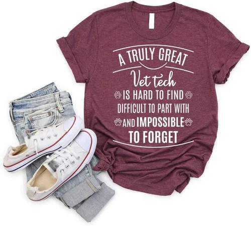 Miniatura 2 de Vet Tech Week Gifts, Womens Clothing, Vet Tech Student Shirts, Veterinarian Vneck T Shirt, Veterinary Medicine T-Shirt, Future Vet Clothing