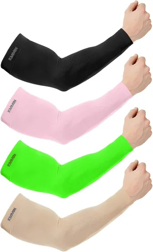 Miniatura 15 de KMMIN - Mangas para brazo con protección de rayos ultravioleta para conducción, ciclismo, golf, baloncesto.