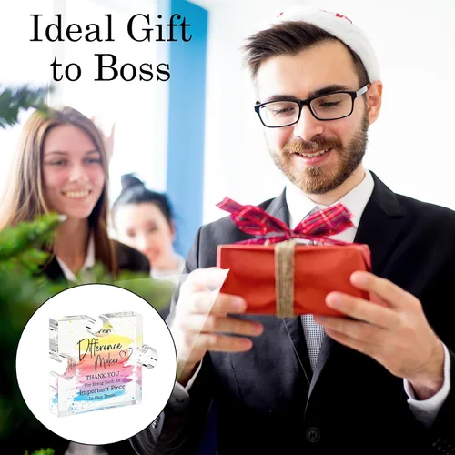 Miniatura 6 de Regalo Marcador de Diferencia Regalos de Agradecimiento para Líder Jefe Empleado Colaborador Profesor Personal Mentor Entrenador Gerente Regalos