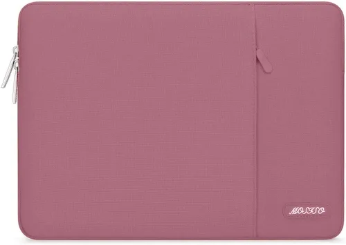 Miniatura 67 de MOSISO Funda vertical de poliéster con bolsillo para laptop de 15, 15.6 y 16 pulgadas, para computadora MacBook Pro 16 M4, M3, M2 y M1, HP, Acer