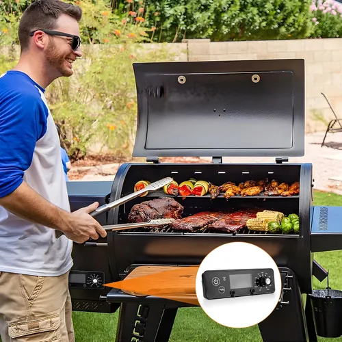 Miniatura 6 de Stanbroil Placa de control de repuesto para parrilla Pit Boss/ahumador, controlador con módulo de pantalla LCD reemplaza Pitboss AC03P9, 120V 60Hz