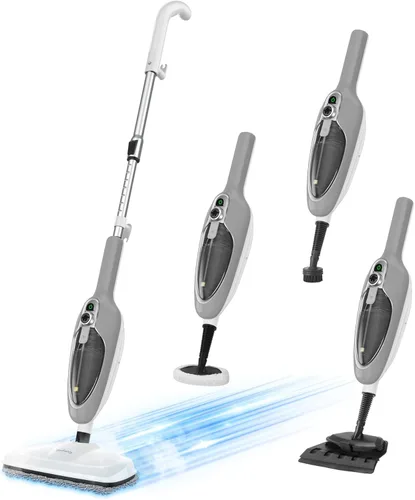 Mopa de vapor - Limpiador de vapor portátil multiusos 10 en 1, vaporizador de piso desmontable para suelos de madera, azulejos, laminados, alfombras