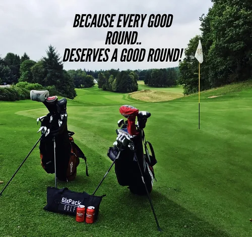 Miniatura 9 de Bolsa enfriadora de golf más 2 paquetes de hielo, aislamiento de celda cerrada HD que mantiene las bebidas frías durante horas, capacidad para 6
