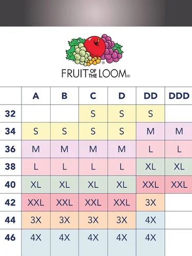 Miniatura 6 de Fruit of the Loom - Brasier de algodón para mujer, estilo camiseta sin mangas, máxima comodidad y ajuste transpirable