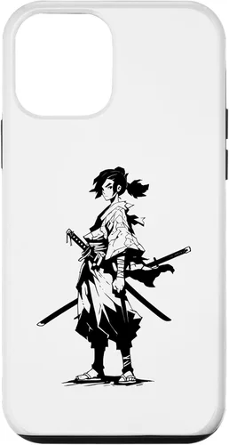 Miniatura 12 de Funda gráfica japonesa para iPhone 11 Kawaii Manga Samurai Anime Ninja