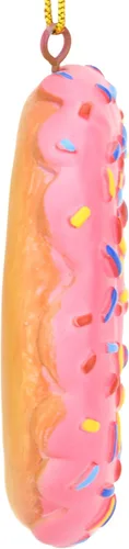 Miniatura 4 de Tree Buddees Adorno navideño de donut rosa con chispas