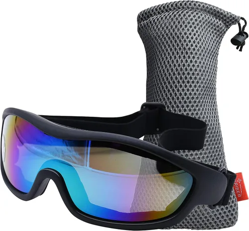 Miniatura 11 de Viriber Gafas de motocicleta - Gafas de protección UV para exteriores, gafas de combate a prueba de polvo, gafas de sol militares - camuflaje Gafas
