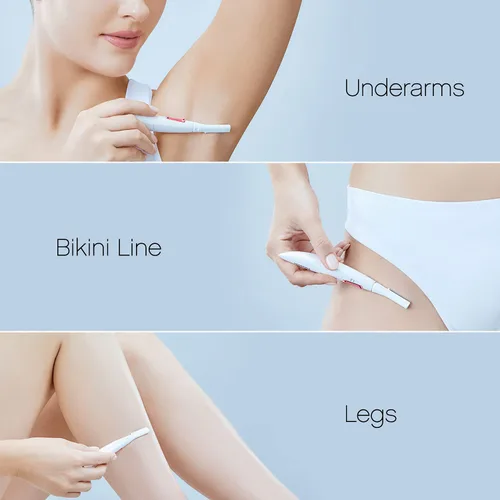 Miniatura 5 de Panasonic Depiladora para todo el cuerpo para mujeres, diseño portátil y elegante, suave para área del bikini, axilas, piernas, rosa, 1 unidad