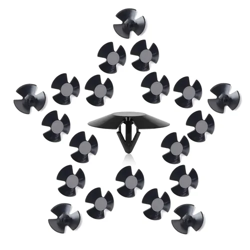 Miniatura 9 de 30 retenedores de aislamiento de capó con removedor de sujetadores – para Chrysler, Jeep, Dodge, Ram – Reemplazar OEM 4878883AA LH LHS Nylon Clip 31