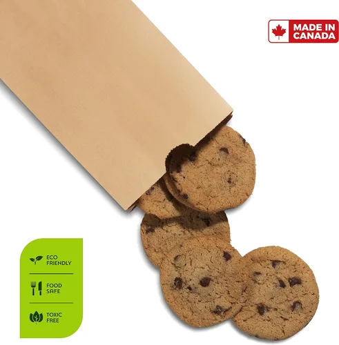 Miniatura 3 de Culinware Bolsas de papel kraft de 2 libras, bolsas de papel marrón duraderas para aperitivos, sándwich, pasteles, palomitas de maíz, comestibles