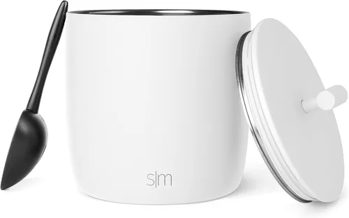 Miniatura 12 de Simple Modern - Cubo de hielo aislado al vacío con tapa y cuchara Para cóctel, champán, vino, cerveza y recepción Acero inoxidable, capacidad