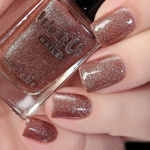 Miniatura 28 de Whats Up Nails - Esmalte de uñas de color cromado, barniz cromado de oro rosa, fabricado en Estados Unidos, 21 libre de crueldad, limpieza vegana