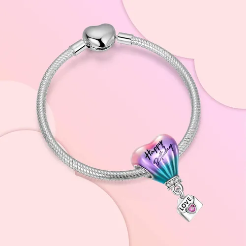 Miniatura 245 de Dije de girasol con diseño de estrella y luna y elefante para pulsera, collar de plata de ley 925, dijes de corazón de amor para mujer, regalo