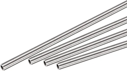 Miniatura 23 de uxcell Tubo redondo de acero inoxidable 304 0.079 in OD 0.008 in espesor de pared 11.811 in longitud 4 piezas