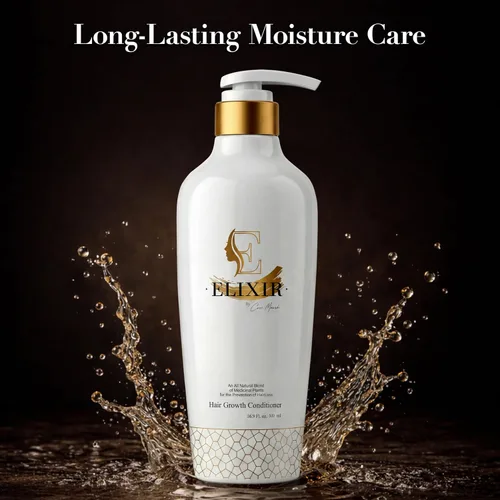 Miniatura 7 de Elixir by Cocó March Acondicionador para el crecimiento del cabello para mujeres, a base de plantas, sin parabenos, sin productos químicos