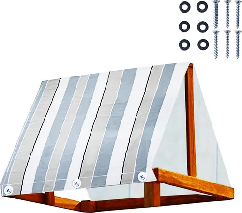 Juego de toldo de repuesto de 43 x 90 pulgadas, juego de lona de repuesto, lona de repuesto impermeable 600d Oxford, accesorios de patio de recreo