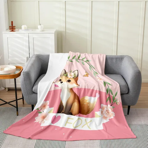 Miniatura 32 de jejeloiu Manta de cama de campamento para todas las estaciones, manta de franela de vellón con temática de campamento feliz, manta peluda de madera