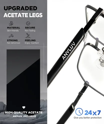 Miniatura 3 de ANYLUV Blue Light Glasses Men/Women, Blue Light Blocking Glasses, Computer Screen Blocker Eyes Protection Glasses
