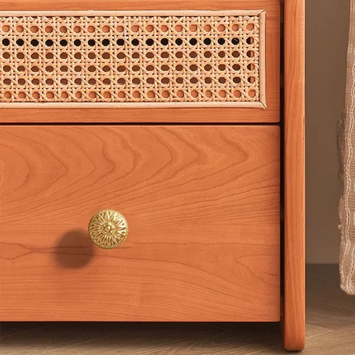 Miniatura 3 de 4 pomos de latón vintage para gabinete, pomos dorados para cajones de tocador, cocina, armario de baño, manijas redondas para perillas de hardware