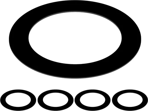 Miniatura 13 de Anillo de ajuste blanco para latas empotradas de 3 pulgadas para lámparas de techo, paquete de 4 unidades de 3.2 pulgadas de diámetro interior, 4.5