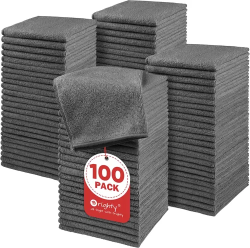 Miniatura 14 de Orighty Paquete de 5 toallas faciales de microfibra, altamente absorbentes y suaves al tacto, toallas de mano para baño, hotel, spa y gimnasio, 11.5