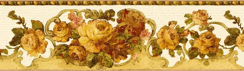 Miniatura 2 de Dundee Deco Papel tapiz para despegar y pegar DDAZBD9057 Crema victoriana, diseño retro de rosas florecientes beige, 15 pies x 7 pulgadas