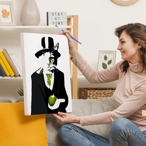 Miniatura 8 de NiArt Pintura por números para adultos principiantes, pintura por números sobre lienzo para niños, kits de pintura al óleo para regalo decoración