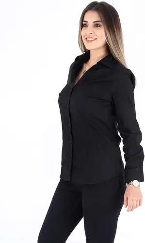 Miniatura 2 de Sofia's Wardrobe Camisa con botones para mujer, 100% algodón, blusa casual de manga larga