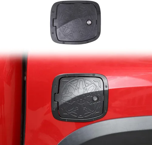Miniatura 10 de HAPPYHORSE Tapa de Repuesto para Tanque de Combustible con Cerradura Antirrobo Compatible con Toyot@ Tacoma 2016-2022 Tapa Decorativa de Llenado