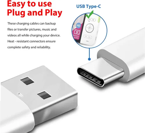 Miniatura 4 de Cargador adaptador de CA de 5 V y cable de carga USB tipo C de 5 pies compatible con Medela Freestyle Flex Swing Maxi Pump, Vtech RM5754 RM5764