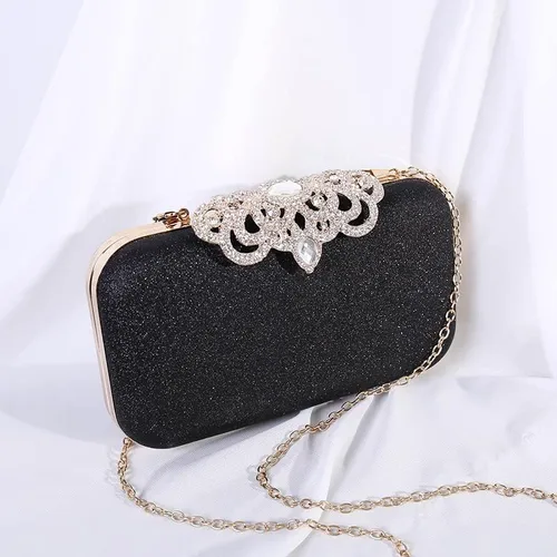 Miniatura 2 de NovaAria Bolso de noche para mujer bolso de mano con lentejuelas brillantes bolso de novia boda fiesta baile de graduación