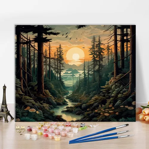 Miniatura 7 de TUMOVO Pintura por números para adultos, esqueletos, tocando violín, kits de pintura de números de vaquero por números, pintura al óleo para adultos