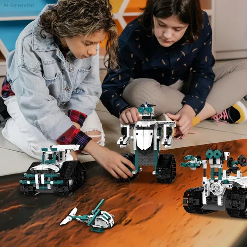 Miniatura 8 de Juguetes de Robot STEM para 8-14, 12 en 1 Juguetes de Robótica de Control Remoto para Niños, Kit de Construcción de Robot Programable Regalo