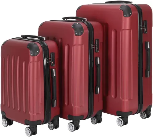 Miniatura 26 de Juego de equipaje de 3 piezas – Maletas con ruedas giratorias multidireccionales – Bolsa de viaje Maleta ABS con bloqueo TSA – Maletas de carcasa