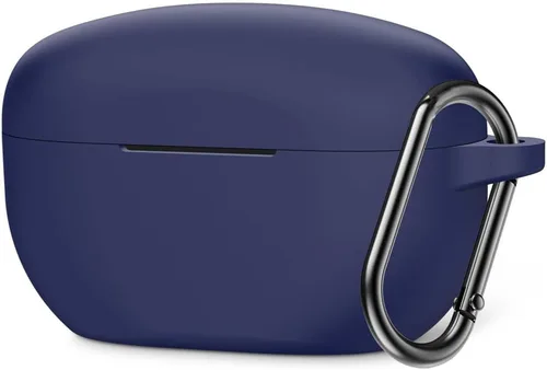 Miniatura 8 de Sony WF-1000XM5 - Paquete de auriculares verdaderamente inalámbricos con cancelación de ruido (plateado) con funda de silicona (azul), puntas