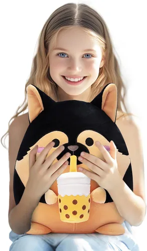 Miniatura 7 de Almohada original de 13 pulgadas para perro de policía, juguete de peluche de animal de peluche, tamaño grande, suave, lindo, adorable peluche