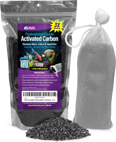 Miniatura 10 de Carbón activado de alta calidad, carbón de acuario para filtro de pecera, medios de filtro de acuario, carbón granulado para peceras, carbón