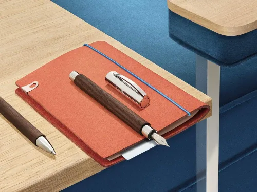 Miniatura 4 de Faber-Castell Ambition - Pluma estilográfica, madera de nogal, extrafina